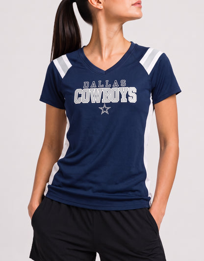 Dallas Cowboys Women Sport Blue T Shirt 2XL