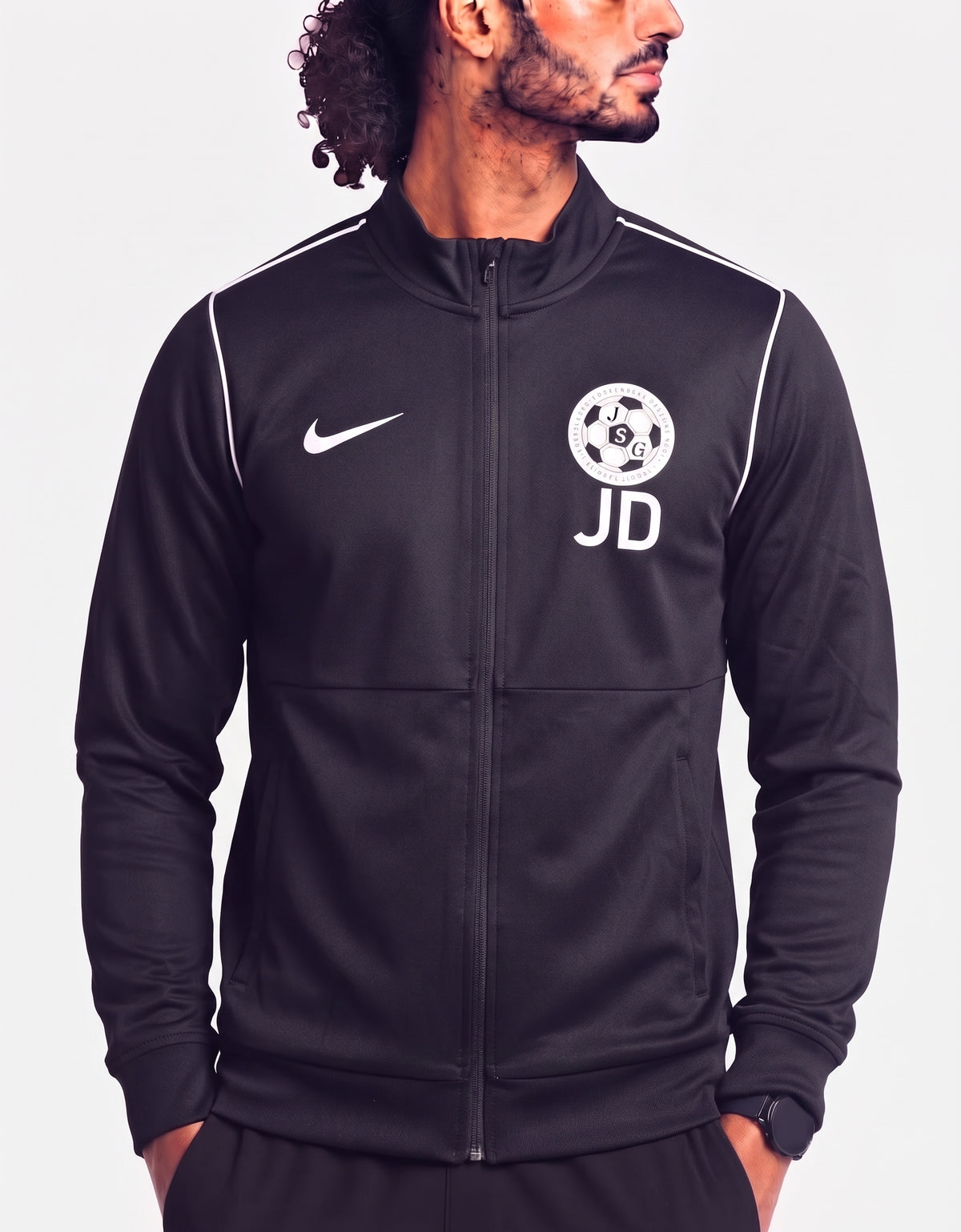 Nike Men Black Sport Zipper XL