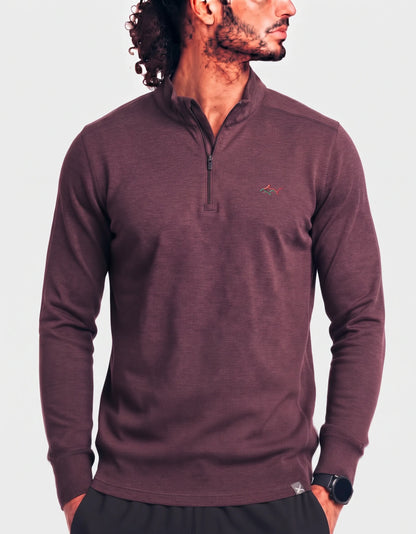 Greg Norman Men Polyester Brown Sweatshirt 2XL