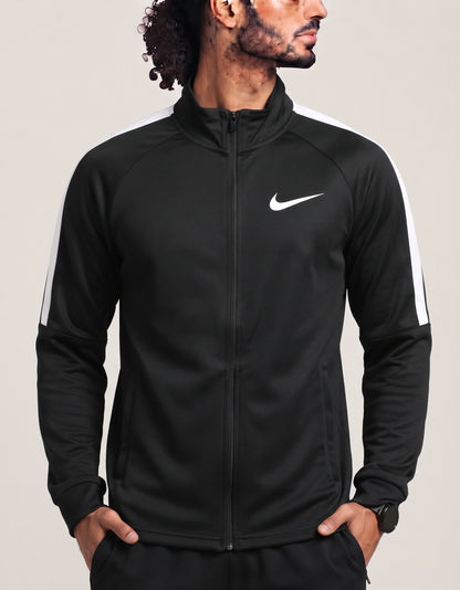 Nike Men Black Sport Zipper S