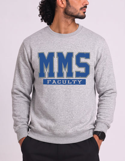Fruit Of The Loom Men Cotton Fleece Gray Sweatshirt XL