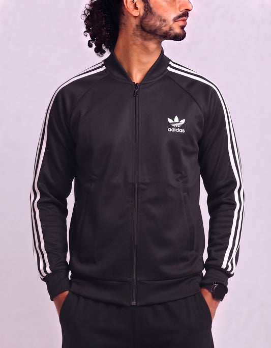 Adidas Men Sport Black Windbreaker