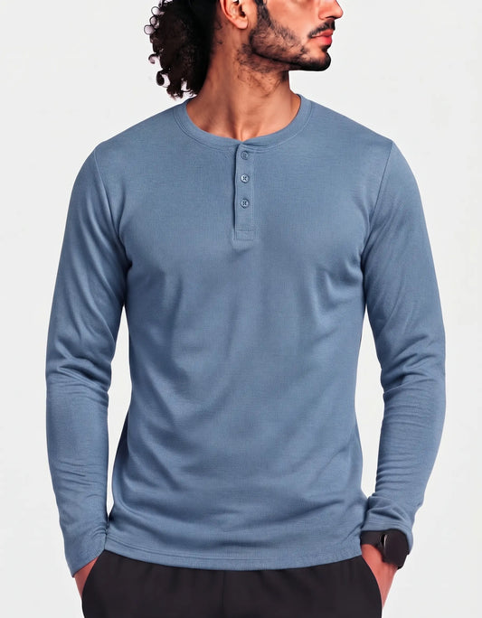 Buffalo Men Cotton Blue Sweatshirt M