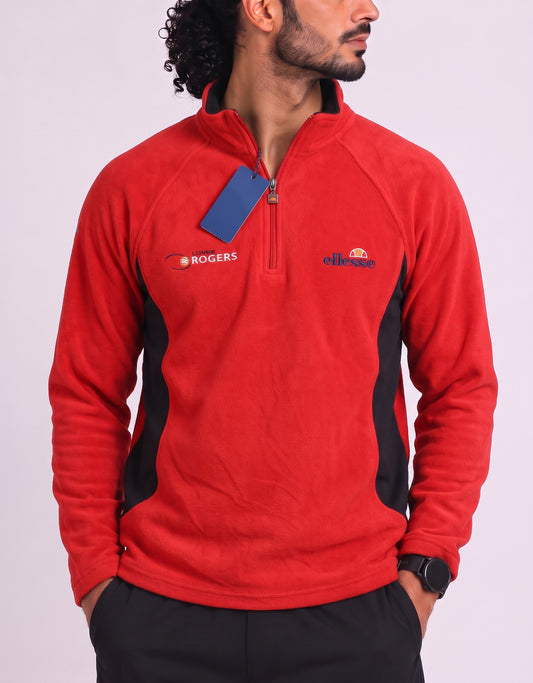 Ellesse Men Cotton Fleece Red Sweatshirt L