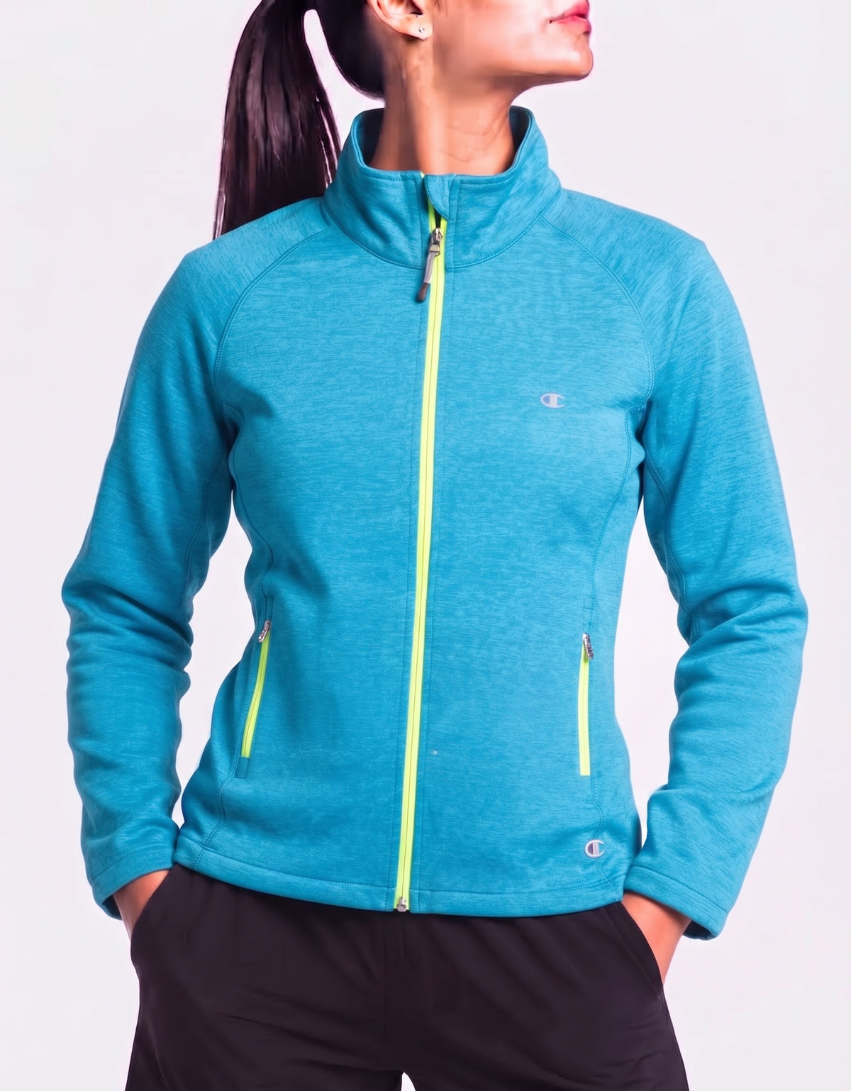 Champion women blue sweatshirt, Medium, 19–20 in chest — product image 1