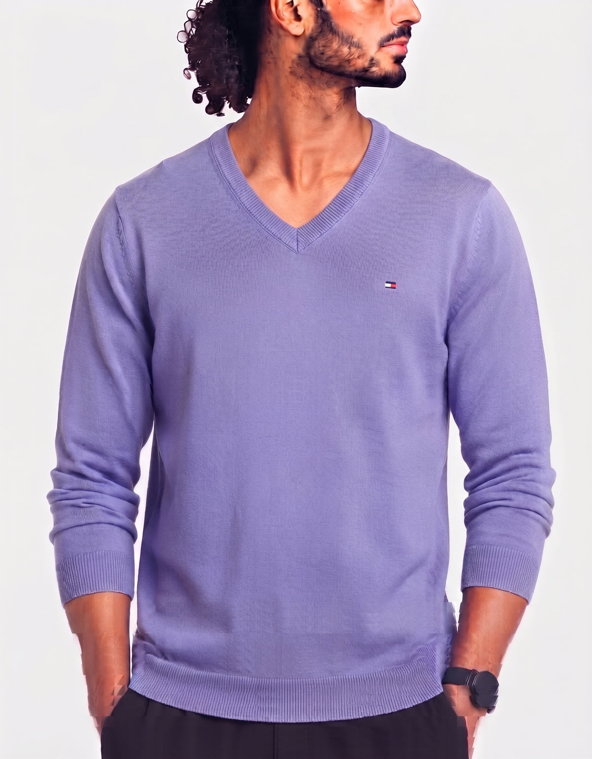 Tommy Hilfiger Men Blue Sweater L