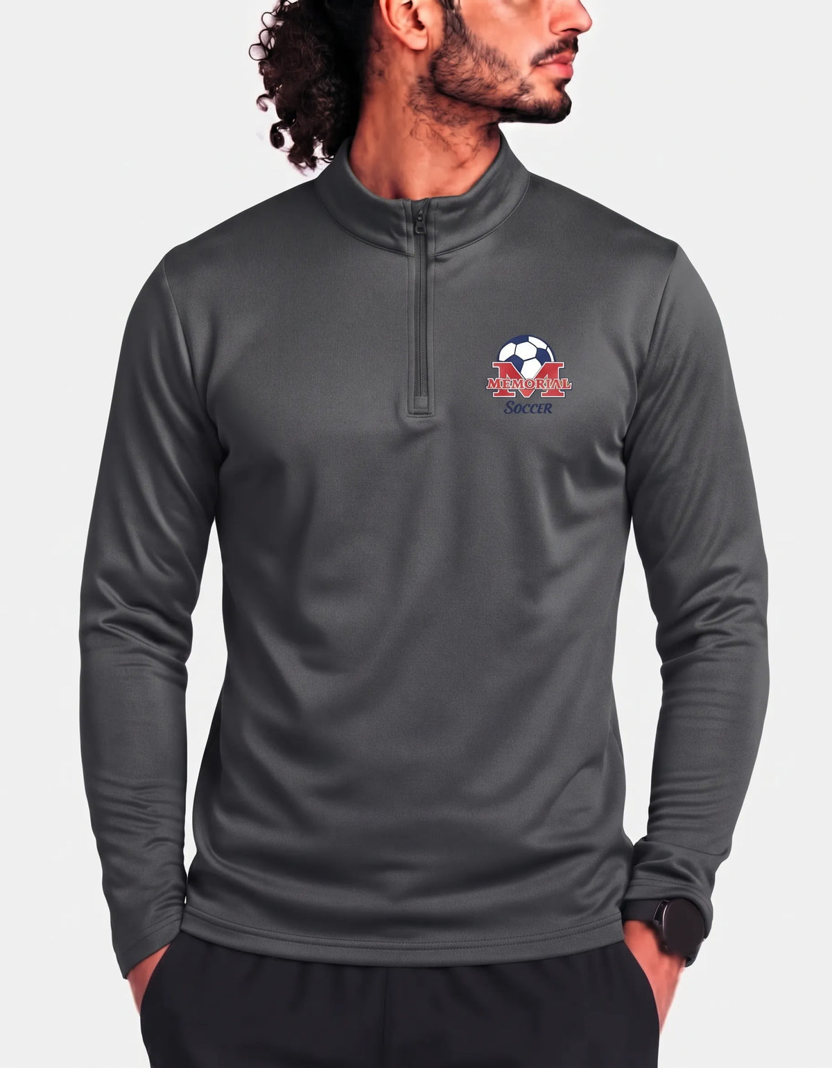 Sport Tek Men Polyester Gray Sweatshirt XL