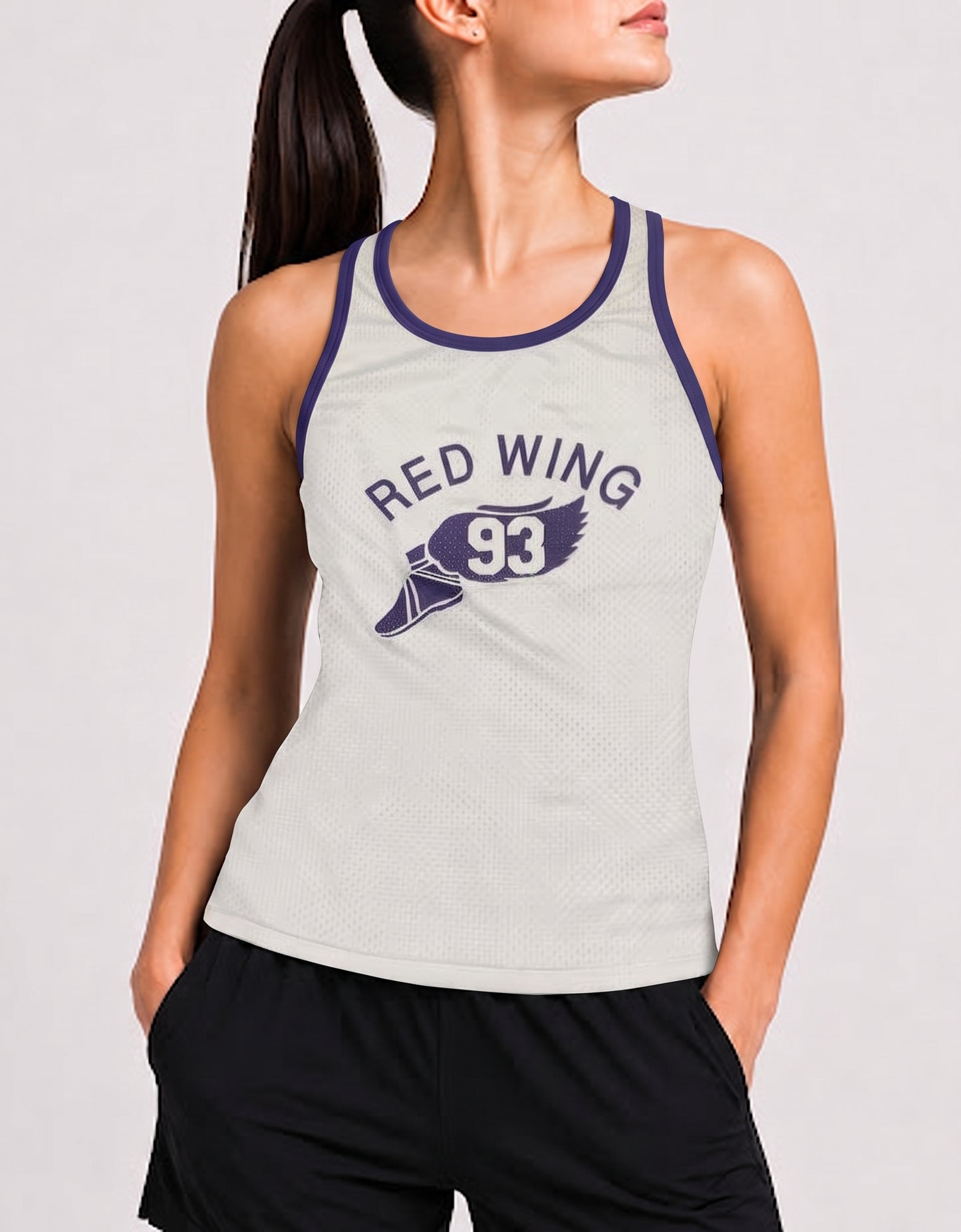 J. Thomas Women Sport White Vest T Shirt L