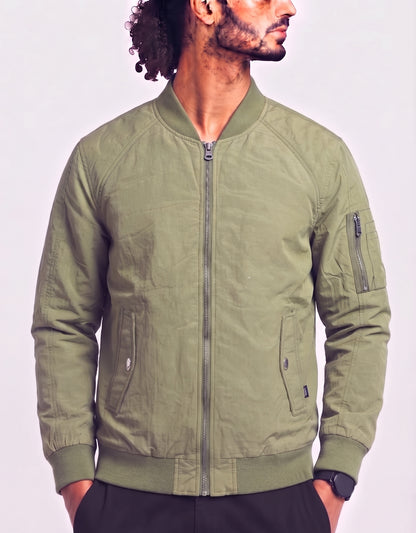 Clock House Men Green Jacket