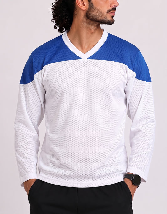Alleson Men Sport White T Shirt S