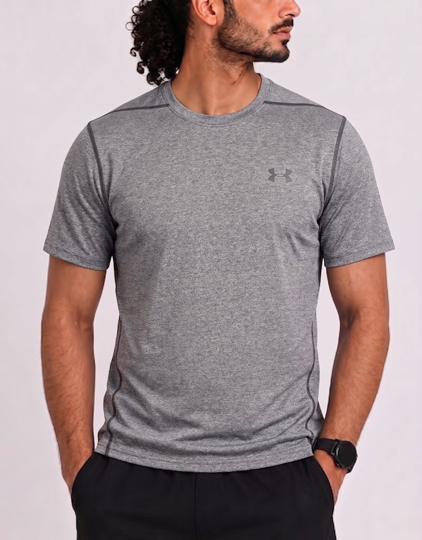 Under Armour Men Sport Gray T Shirt XL