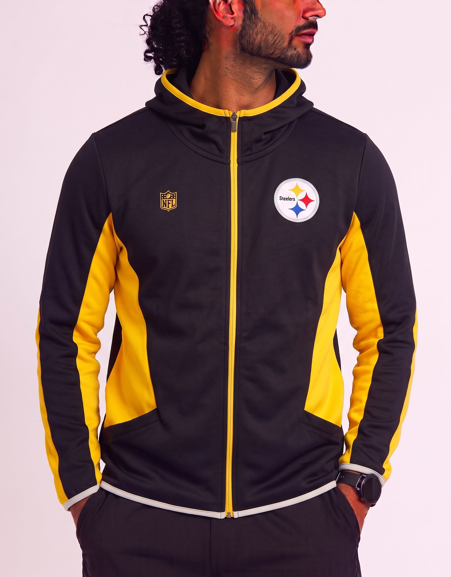 NFL Men Sport  Red Zipper XS