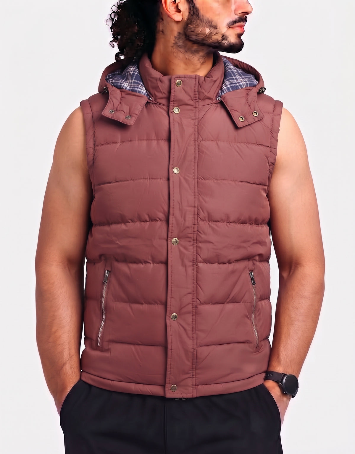 Weather Proof Men Puffer Mahron Vest Jacket