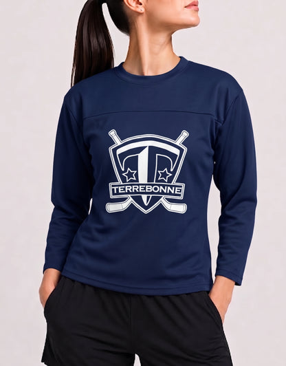 Troy Women Sport Blue T Shirt XL