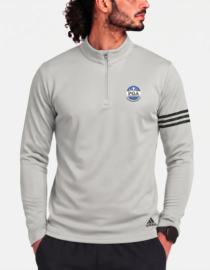 Adidas Men Polyester Gray Sweatshirt L