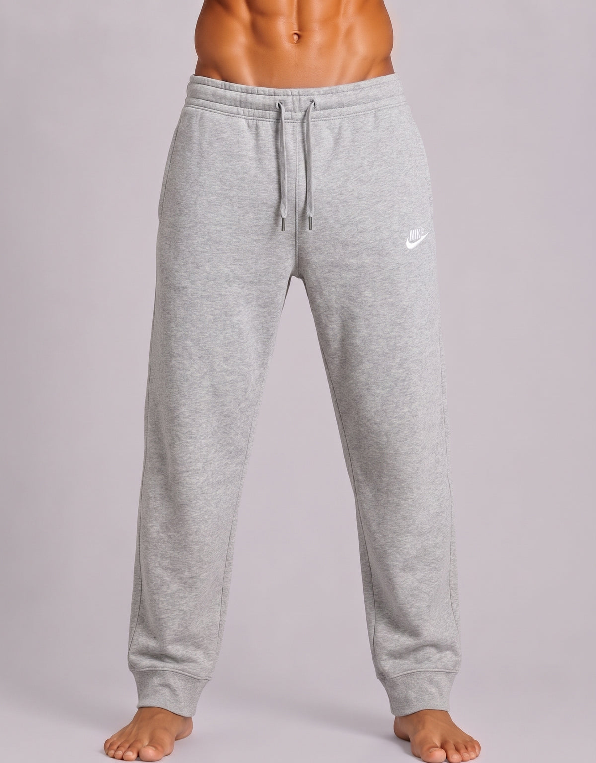 Nike Men Cotton Gray Trouser XL