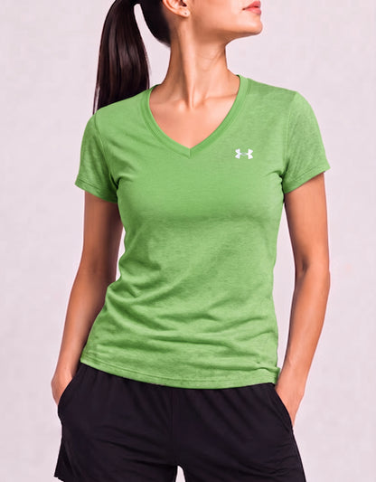 Under Armour Women Sport Green T Shirt M