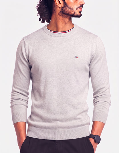 Tommy Hilfiger Men Gray Sweater M