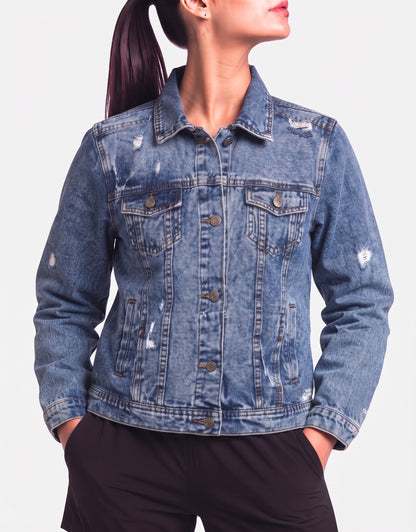 Urban Women Blue Denim Jacket