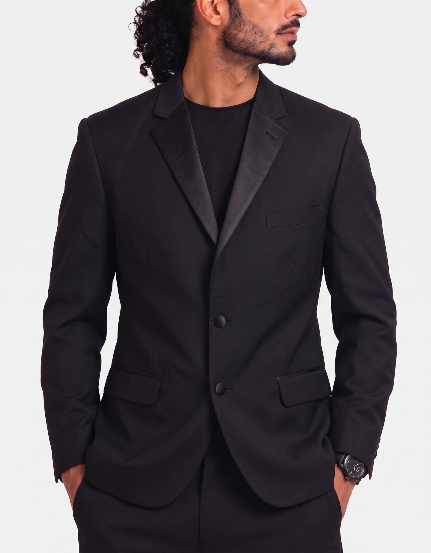 Calvin Klein Men Cotton Black Coat L
