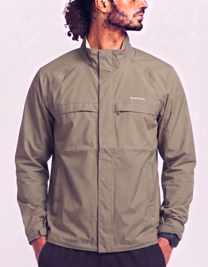 Quechua Men Brown Sport Windbreaker 2XL