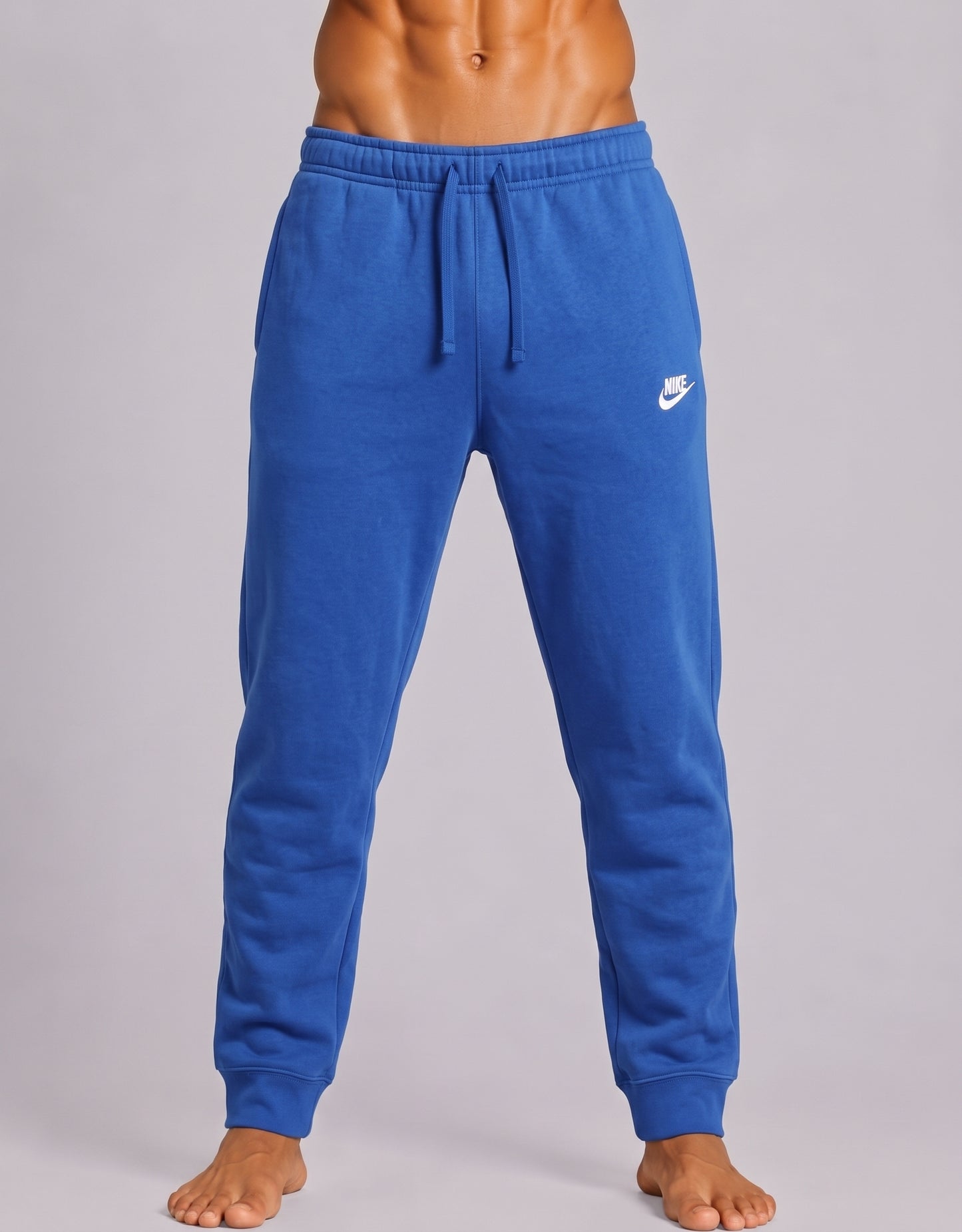 Nike Men Cotton Blue Trouser M