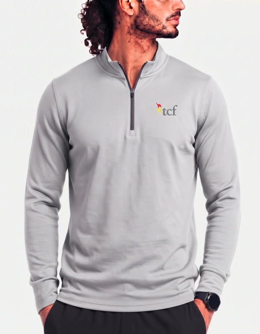 Devon & Jones Men Polyester Gray Sweatshirt S