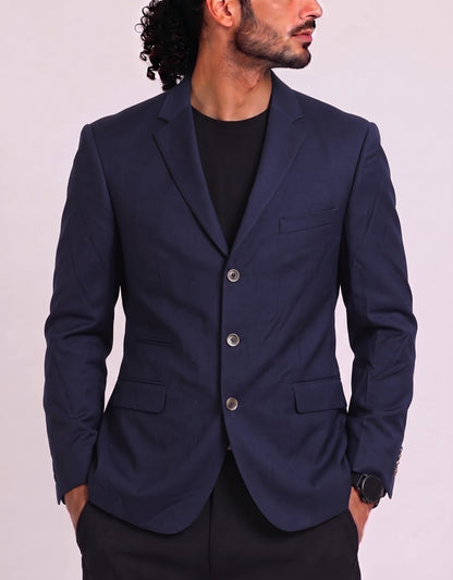 Ted Baker London Men Cotton Blue Coat M