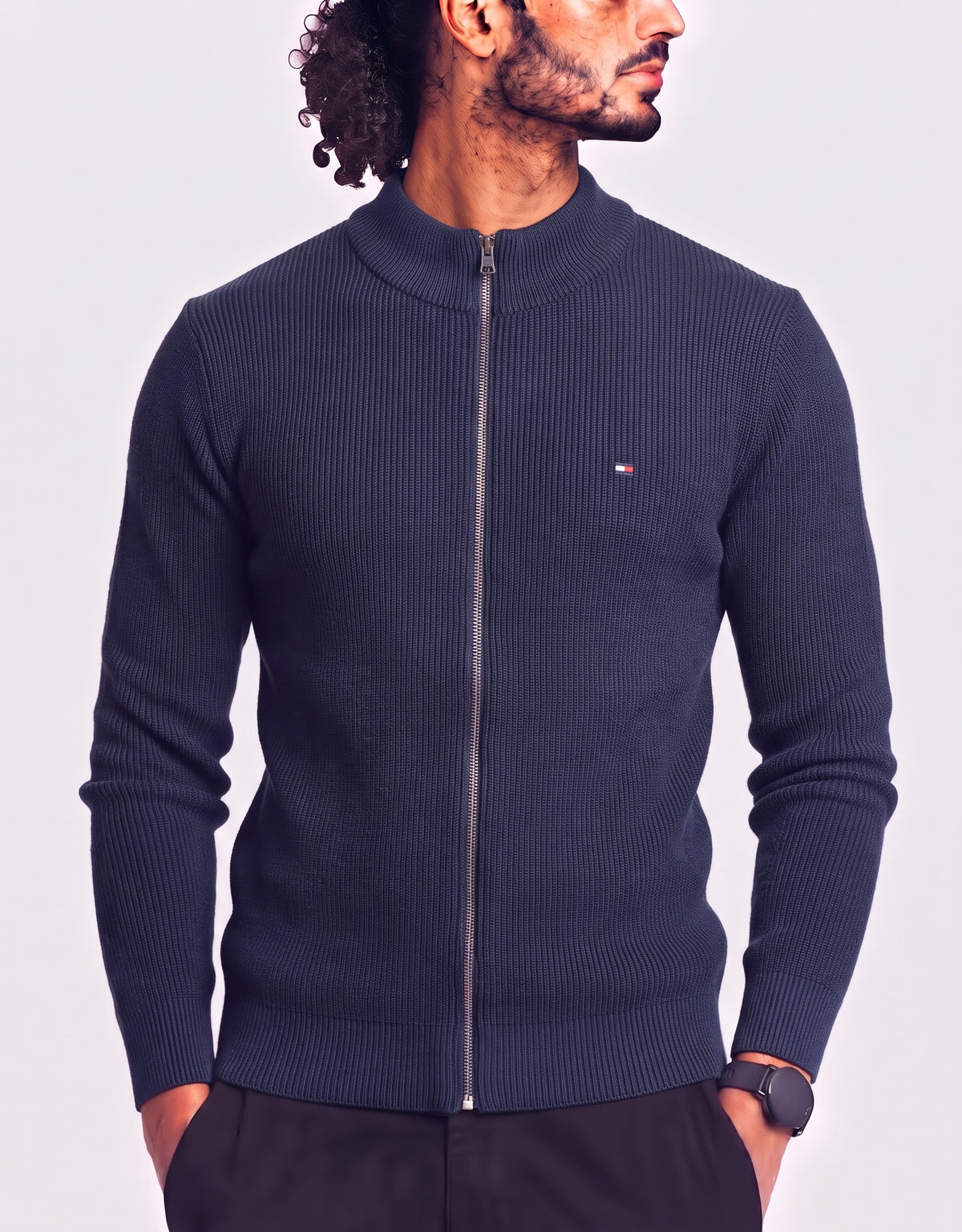 Tommy Hilfiger Men Blue Sweater L