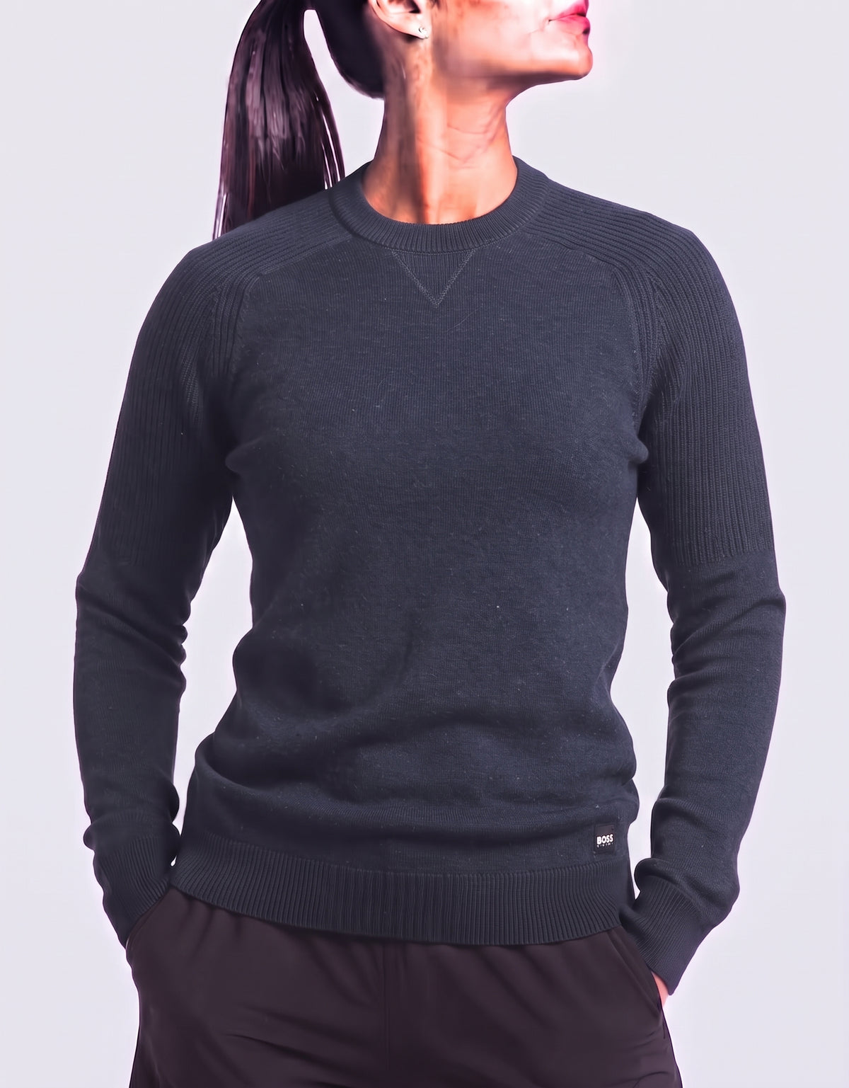 Hugo Boss Women Blue Sweater XL