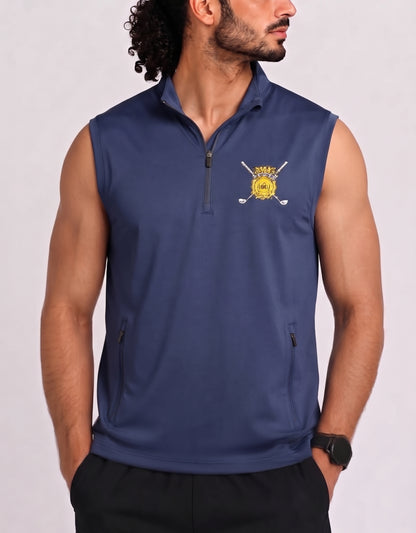 Core 365 Men Blue Sport Vest Windbreaker