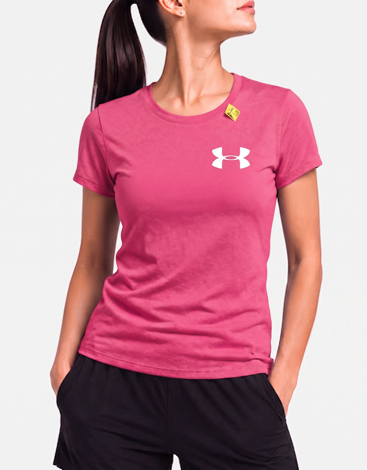 Under Armour Women Sport Pink T Shirt M