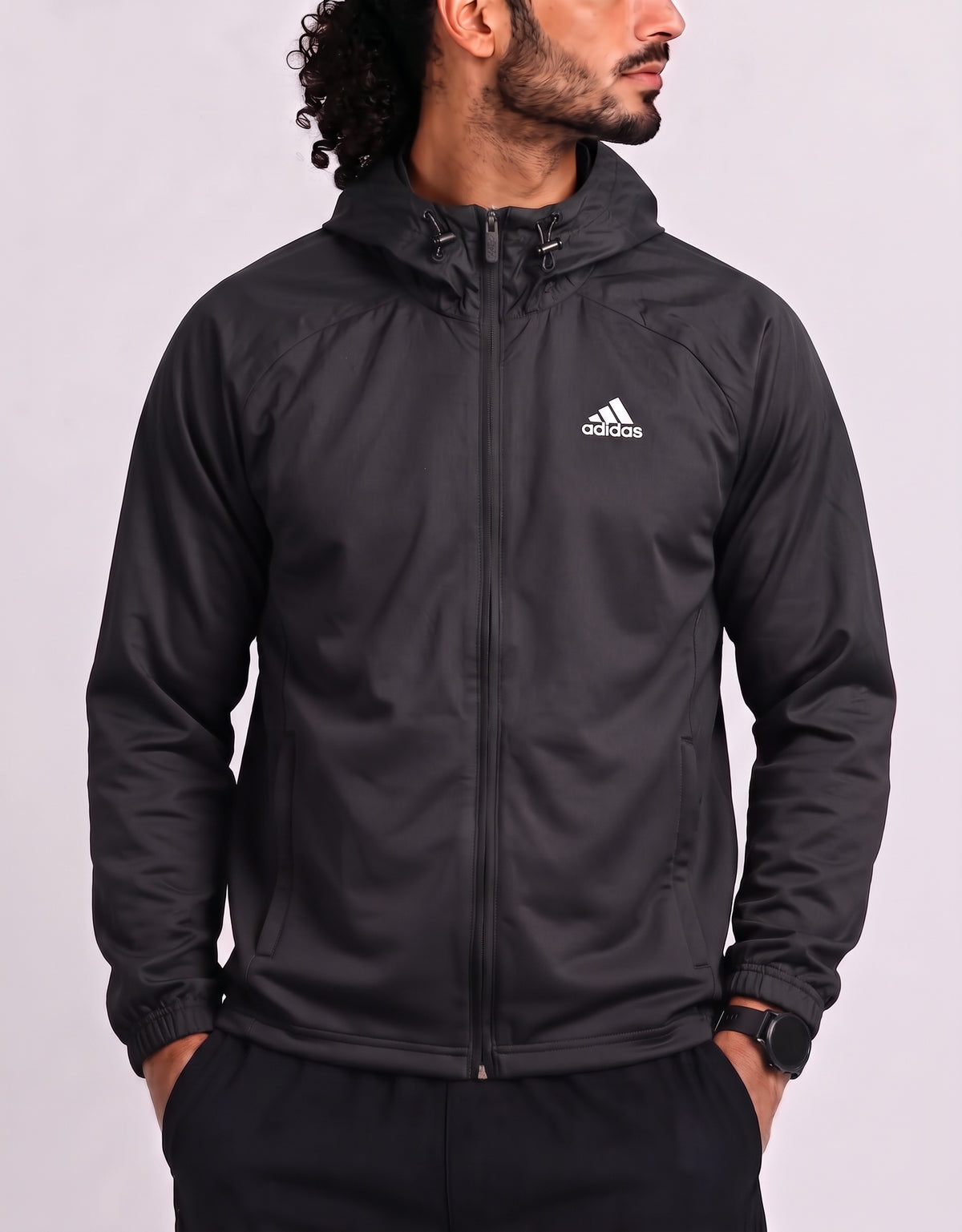 Adidas Sport Black Men Windbreaker M