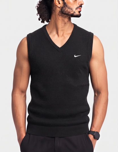 Nike Men Cotton Fleece Black Sweater XL
