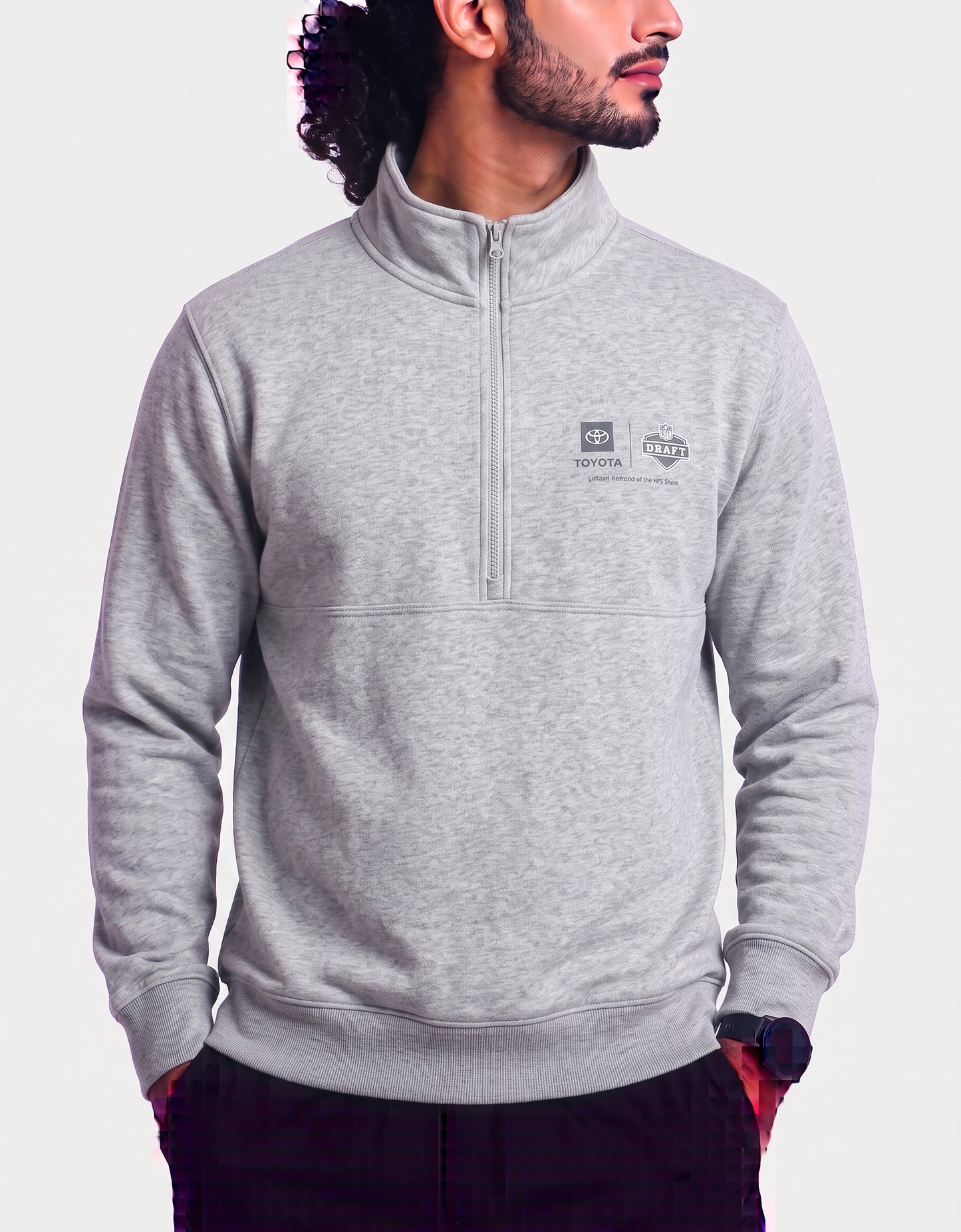 Nike Men Cotton Fleece Gray Sweatshirt M