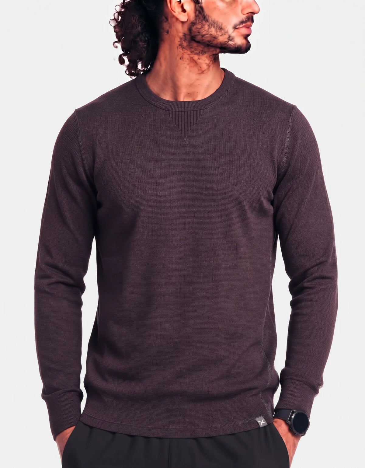 Eddie Bauer Men Cotton Brown Sweatshirt XL