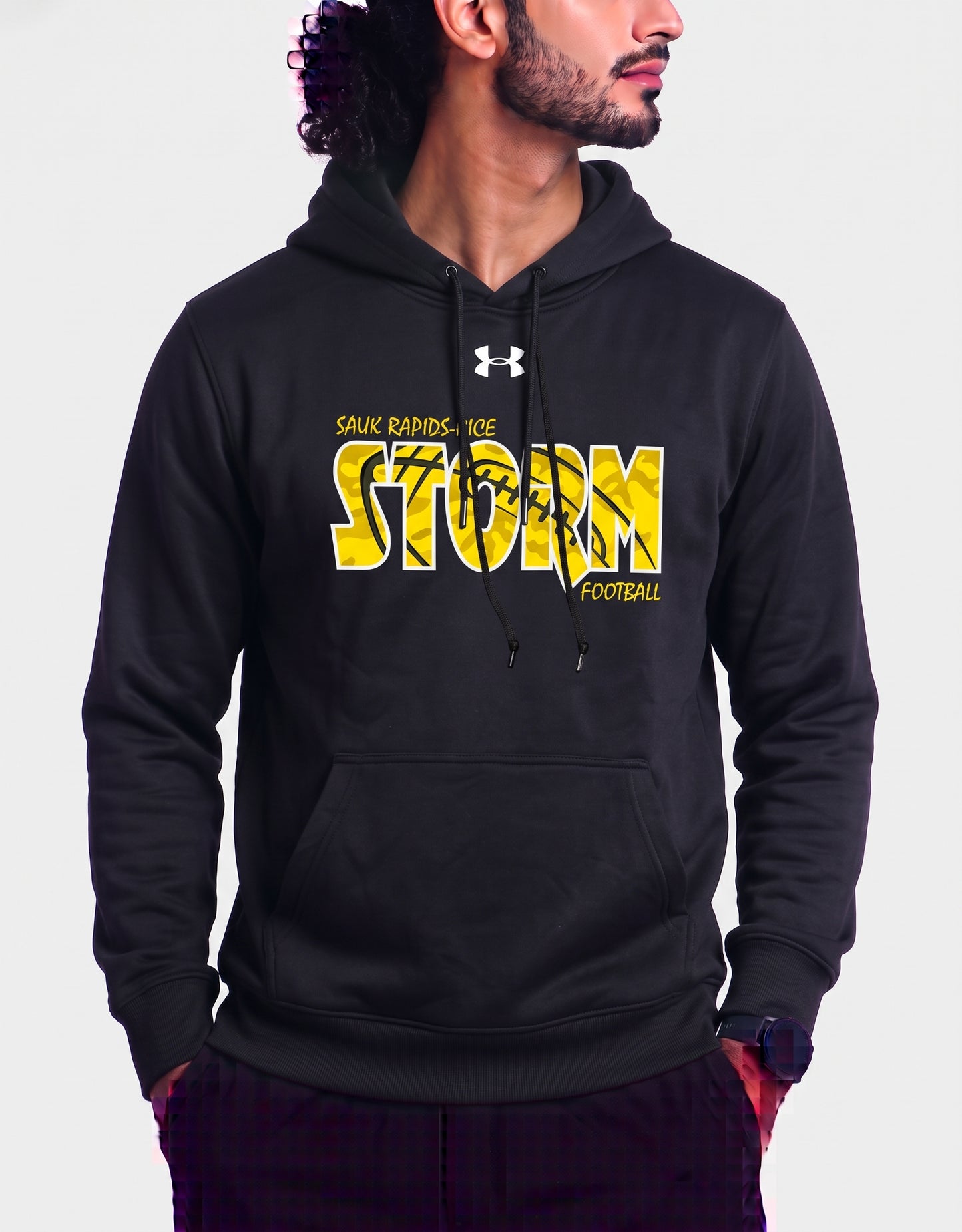 Under Armour Men Sport Black Hoodie XL