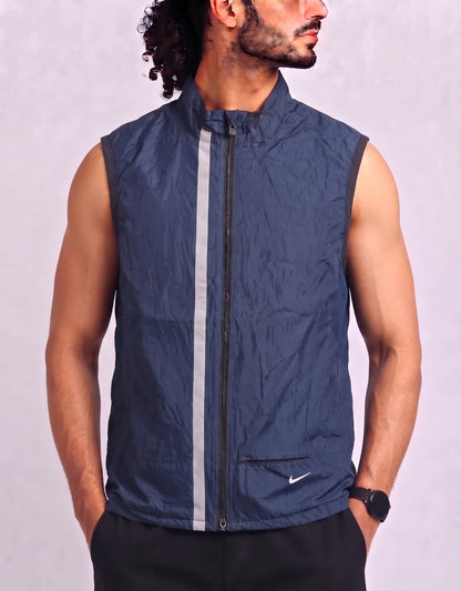 NIke Men Sport Blue Vest Windbreaker
