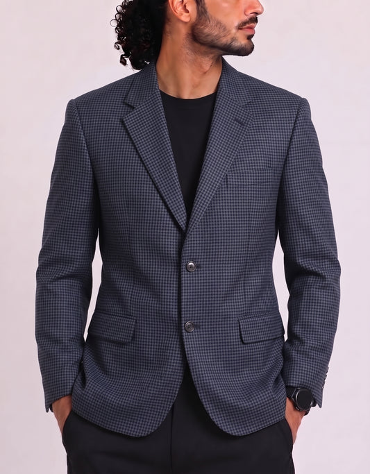 Nautica Men Cotton Blue Coat M