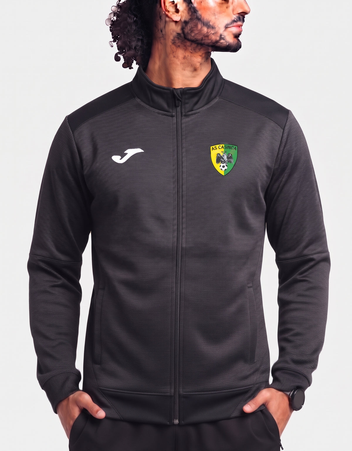 Joma Men Black Sport Zipper M