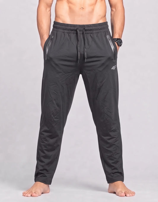 4F Men Polyester Black Sport Trouser M