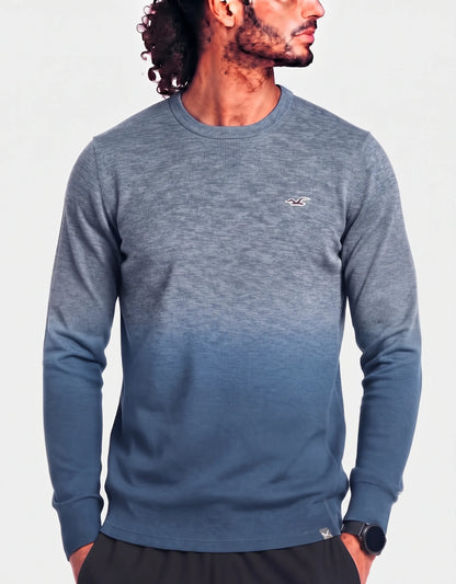 Hollister Men Acrylic Gray Sweater M