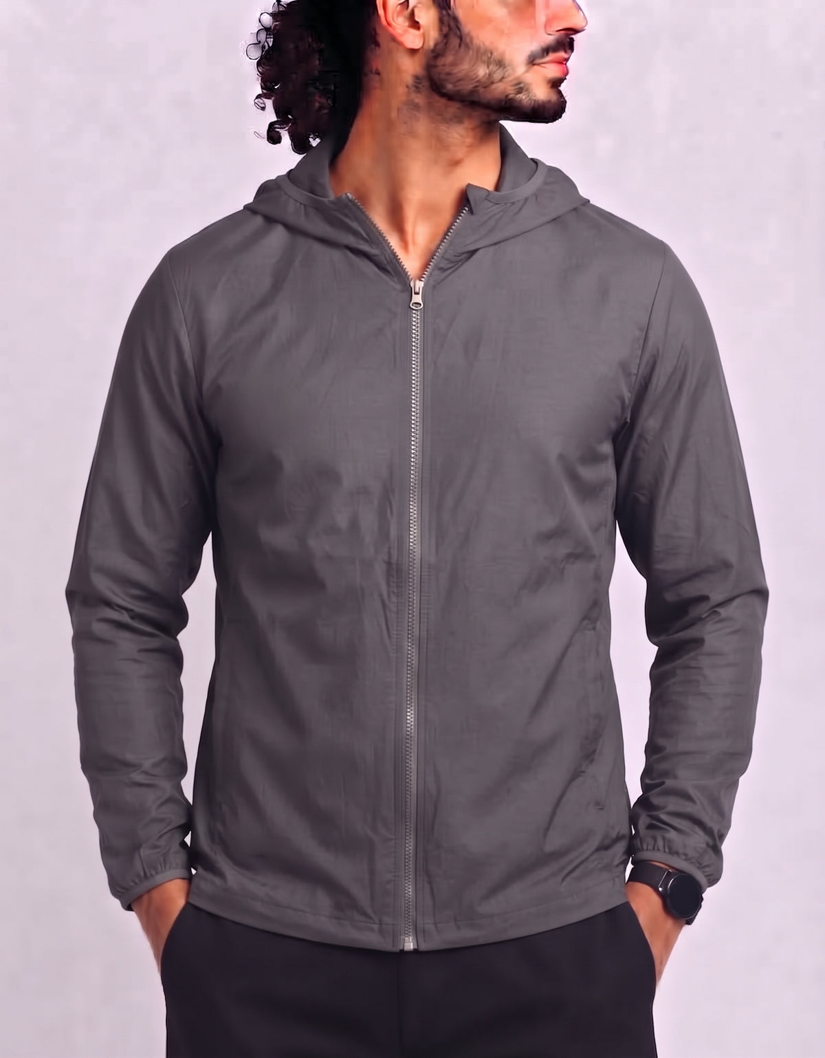 Under Armour Men Sport Black Windbreaker