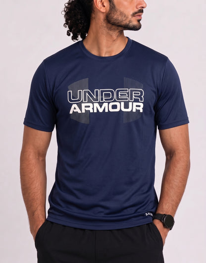 Under Armour Men Sport Blue T Shirt XL