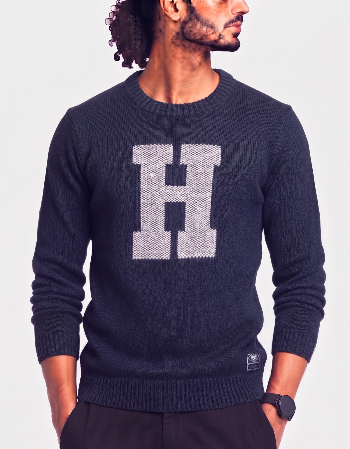Tommy Hilfiger Men Blue Sweater L