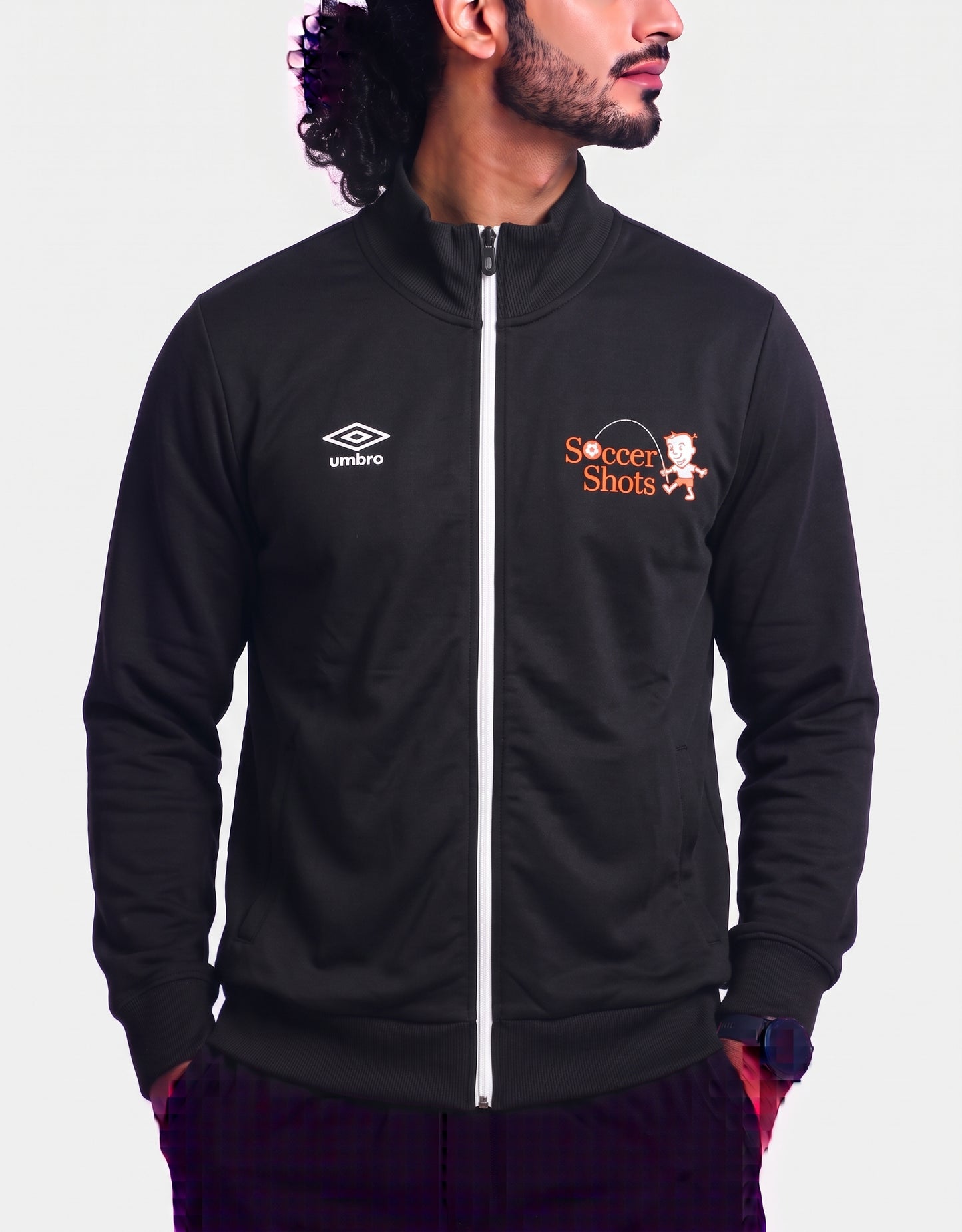 Umbro Men Sport Black Zipper S