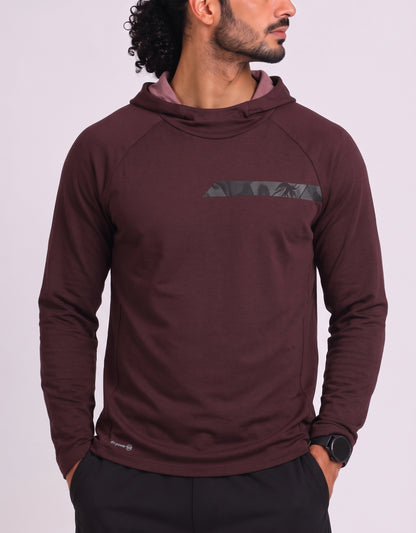 Russell Men Sport Maroon Sweatshirt L