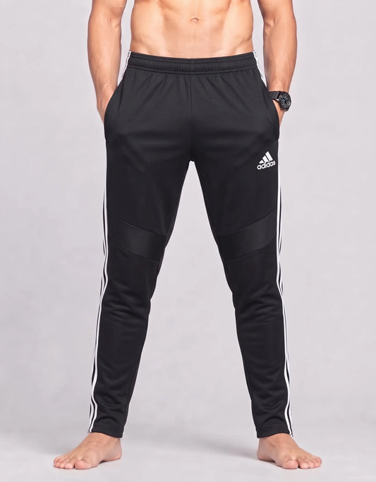Adidas Men Polyester Black Sport Trouser S