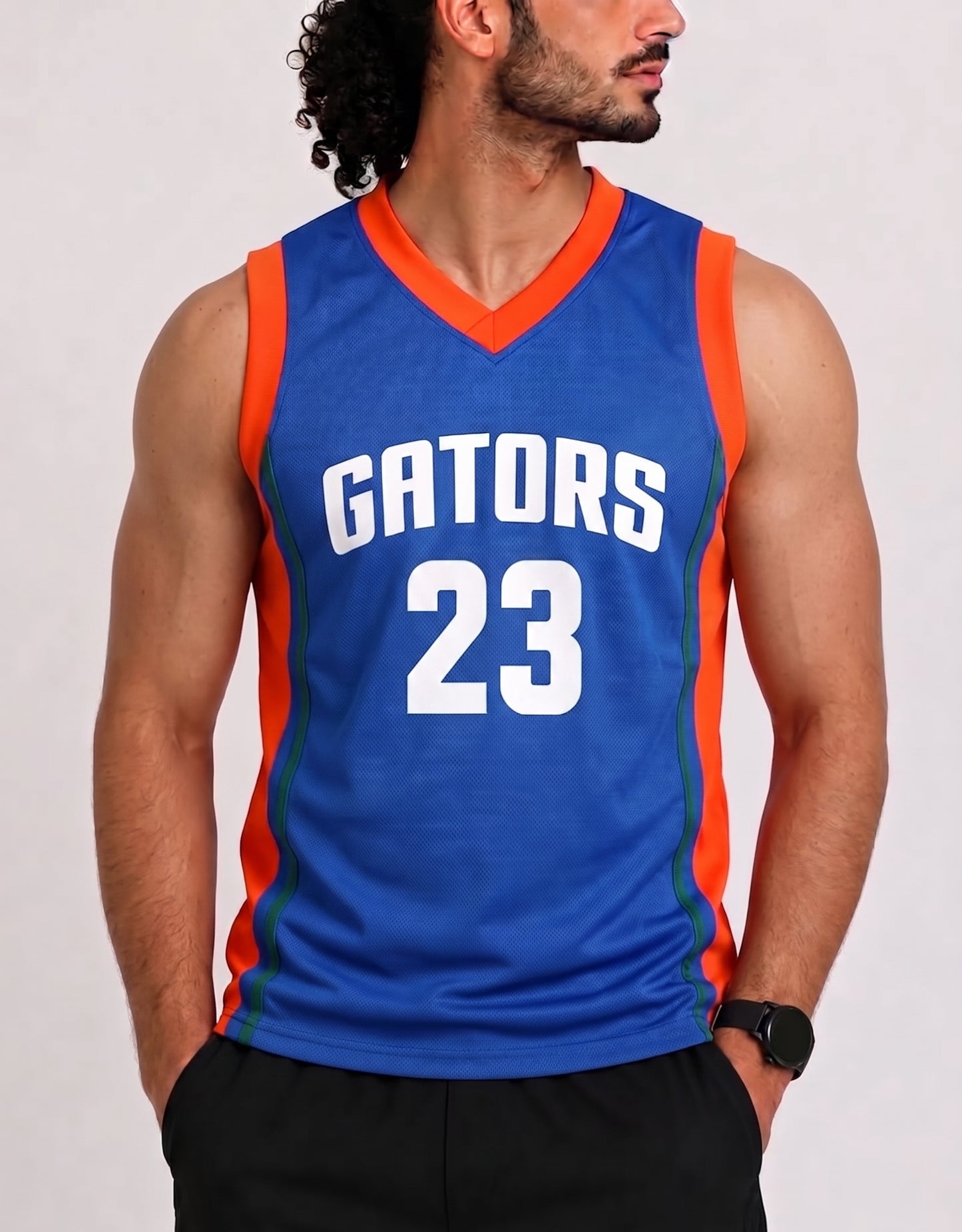 Triangle Men Sport Blue Vest T Shirt S