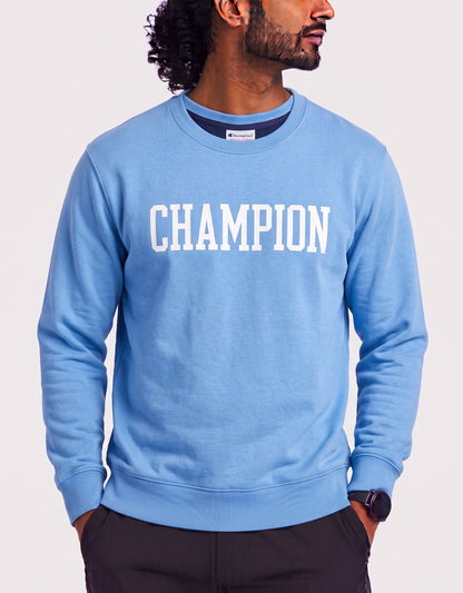 Champion Men Cotton Fleece Blue Sweatshirt XL
